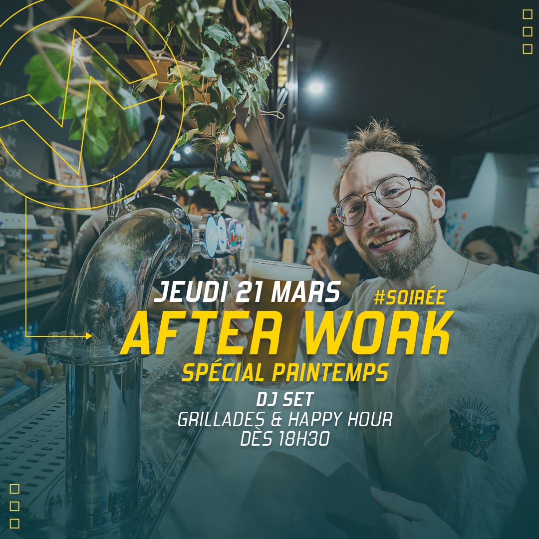 Soirée du début de printemps à Vertical'Art Grenoble : DJ-Set et Afterwork le jeudi 21 mars