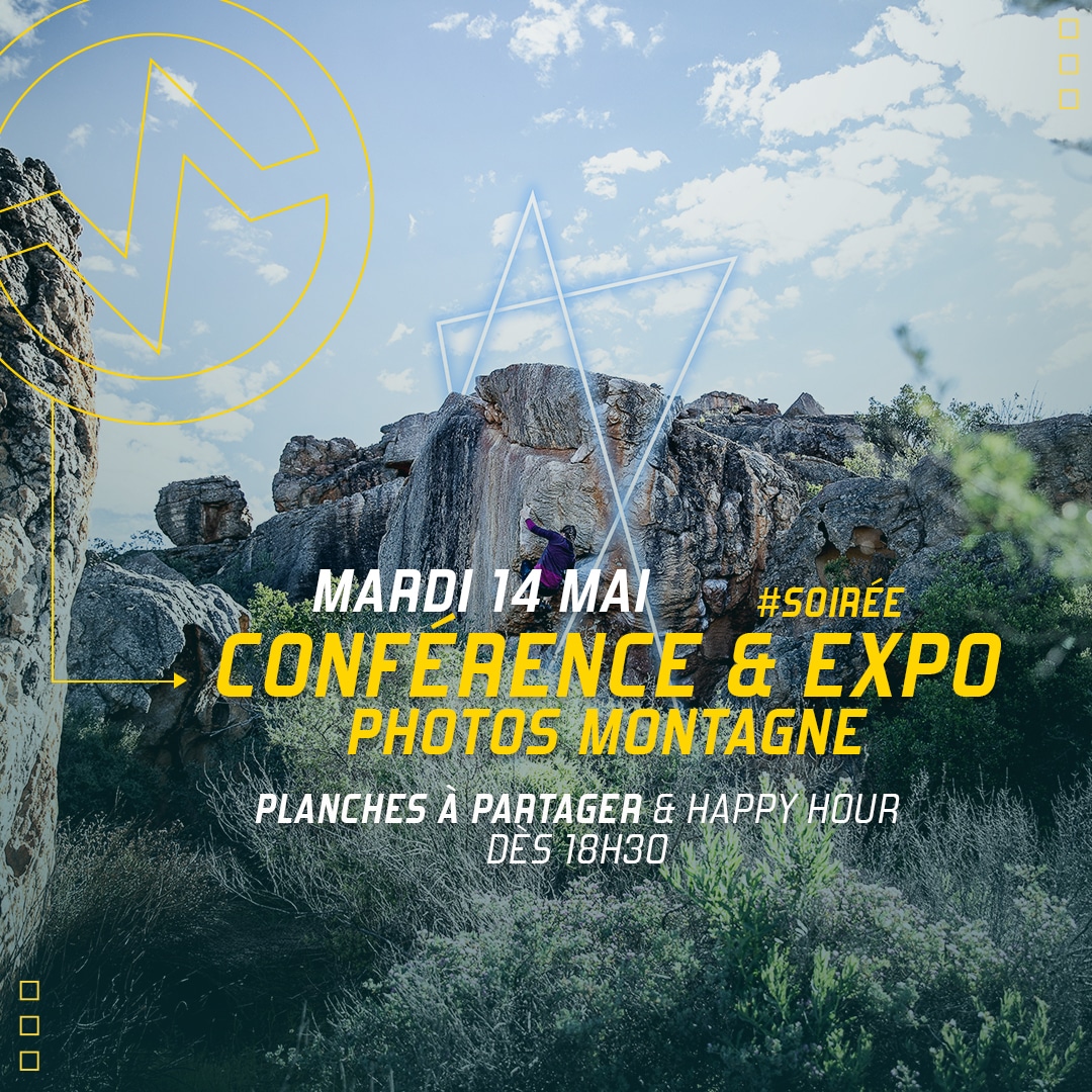 Conférence et Exposition photos sur la montagne à Vertical'Art Grenoble mardi 14 mai