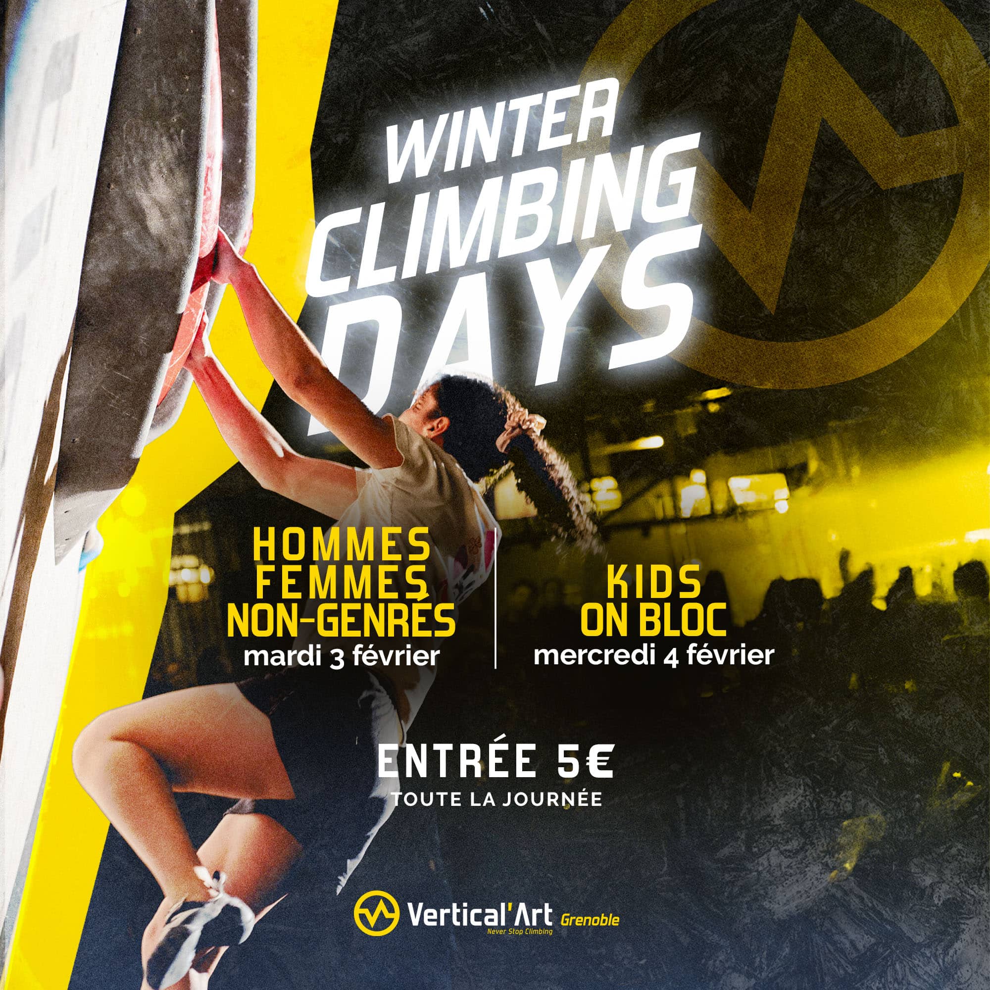 WINTER CLIMBING DAYS - Grenoble - Insta 1